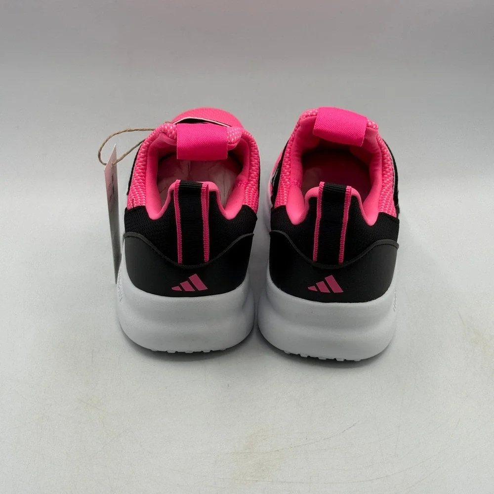 Adidas Lite Racer Adapt 7.0 K Shoes Kids Size 5 Pink Black Running JS2289